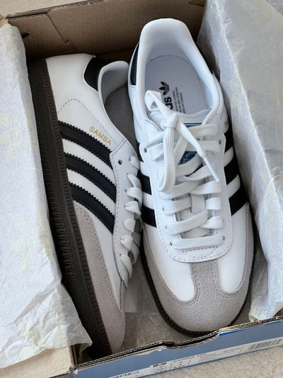 ‫حذاء Adidas Samba أبيض – كلاسيك بلمسة عصرية‬