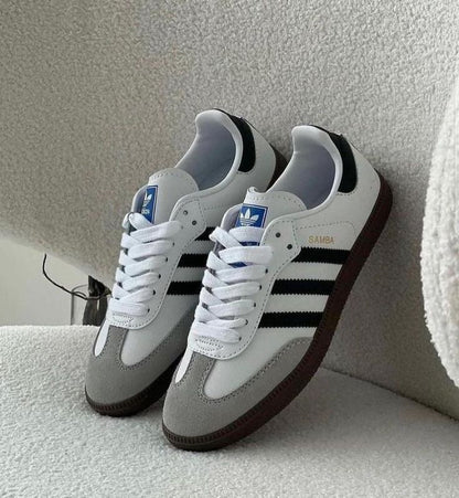 ‫حذاء Adidas Samba أبيض – كلاسيك بلمسة عصرية ‬