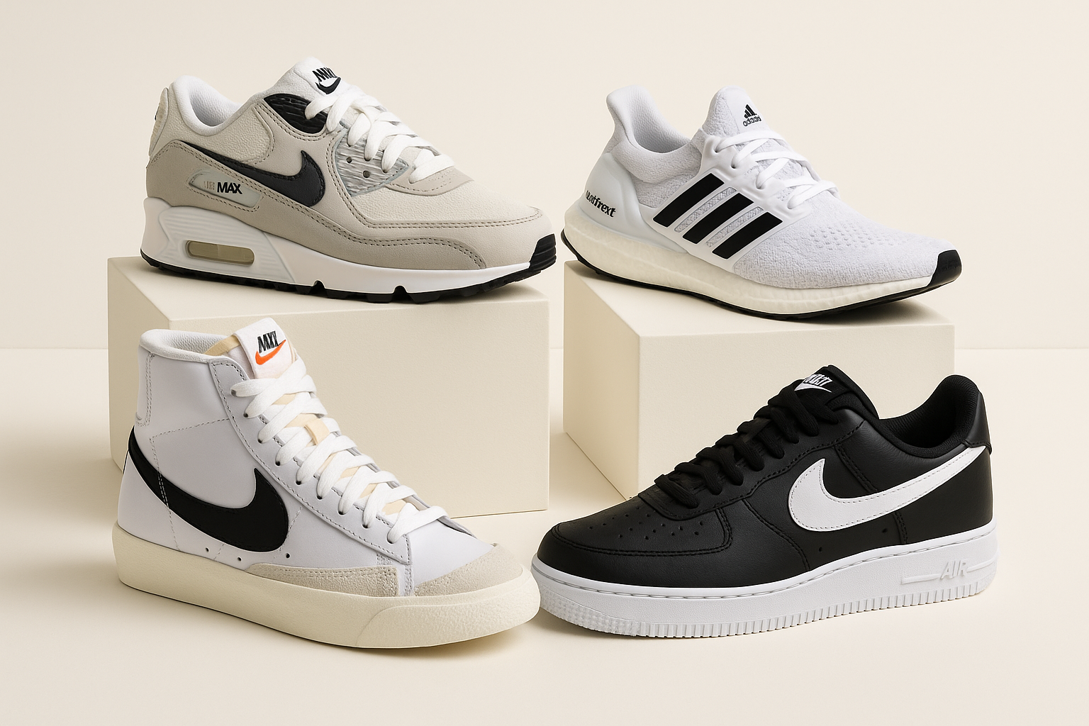 shoes nike and adidas